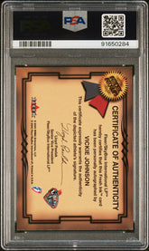 2000 Fleer WNBA Fresh Ink Vickie Johnson Gold Auto #/50 Signature PSA 7 Liberty